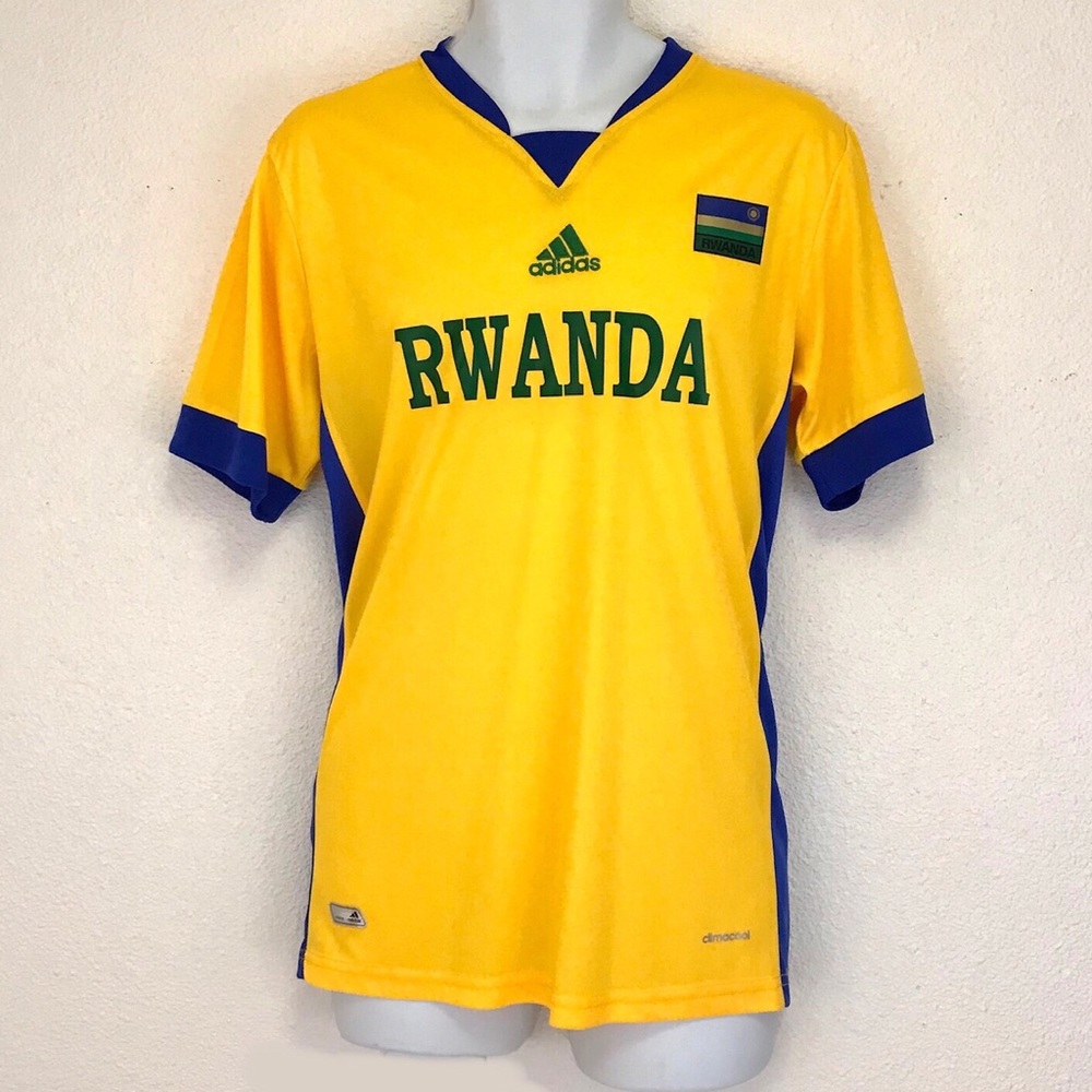 Adidas Rwanda National Football Soccer Jersey